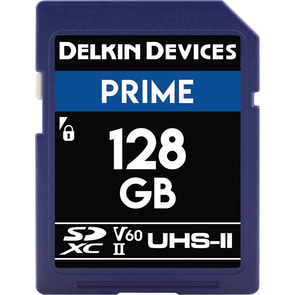 Delkin Devices 128GB Prime UHS-II SDXC Memory Card - cambuy-lives Delkin Devices 128GB Prime UHS-II SDXC Memory Card - cambuy-lives